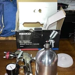 Neiko 31216A Air Spray Paint Gun **missing Nozzle**. Fixed Price $36.95.