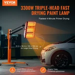 Infrared Curing Lamp, 3300W 1-60 Timing, Engine Drying Pack. Fixed Price $626.48.