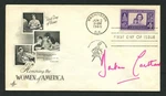 Barbara Cartland (d. 2000) Signed Autograph First Day Cover English Author PC037. Fixed Price $55.25.