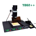 T862++ Infrared Irda Bga Smt Smd Welder Reflow Rework With Soldering Station. Fixed Price $185.64.