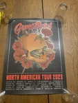 Guns Roses Poster Silver Foil North American Tour 2023 Gnr Axl Slash 416/1000. Fixed Price $200.00.