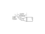 Metcal SFP-CHB15 Cartridge, Chisel, Bent, 1.5MM (0.059IN), 30 Deg. Fixed Price $39.82.