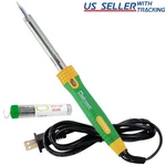 60W Pencil Tip Soldering Iron W/ Tube Of 63/37, 0.6MM (12.5G). Fixed Price $17.99.