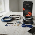 Heavy-duty 8 Gauge Amp Kit For Car, Truck & Marine Heat Resistant Durable. Fixed Price $55.99.