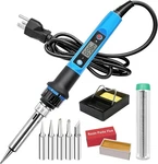 Soldering Iron Kit, 80W 110V Fast Heat Up 10S Lcd Digital Adjustable Temperat. Fixed Price $18.40.