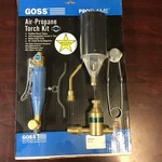 Goss Air Propane Torch Kit. Fixed Price $499.89.