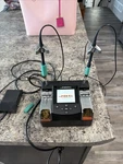 Jbc NANE-1C Nano Solder Rework Station (2) NT115 Hand Pieces Tips Stands Pedal. Fixed Price $950.00.