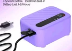 Electric Diamond Art Pen 1500MAH Vacuum Tool With 3 Modes & Tray (purple). Fixed Price $22.48.