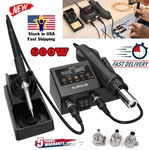 Ilibilib 600W Soldering Station Kit Digital Iron Hot Air Gun Rework. Fixed Price $36.99.