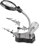 Led Stand Loupe, Lighted Helping Third Hands Clamp Clip Magnifying.... Fixed Price $20.99.