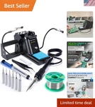 60W Digital Soldering Iron Station - Fast Heating & Space Saving Design Included. Fixed Price $71.99.