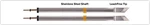 New Thermaltronics K70TZ025 Tweezers Cartridge Pair - Knife Tinned Area 2.03MM. Fixed Price $39.99.