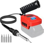 Qsdxnydc Cordless Soldering Iron Station Tool For Milwaukee M18 18V Red. Fixed Price $40.99.