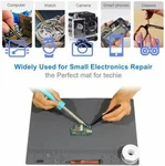 Large Size Soft Silicone Soldering Mat Heat Resistant Insulation Pad Hot Gray. Fixed Price $27.95.