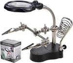 Mlogiroa Helping Hands Soldering Station 3.5X 12X Magnifying Glass Led Lighted. Fixed Price $18.99.