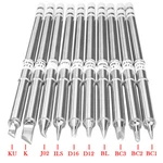 10PCS T12 Handle Series BC2 Bl J02 Ku Soldering Iron Tips For Hakko FX951 FX952. Fixed Price $28.99.