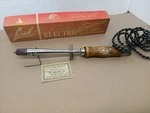 Vintage Lenk 700-1 Electric Soldering Iron 100 Watt 115V Wood Handle W/ Box. Fixed Price $24.50.