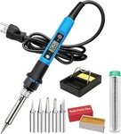 80W Lcd Soldering Iron Kit Adjustable Temp Fast Heat 110V Electronics Repair. Fixed Price $14.95.