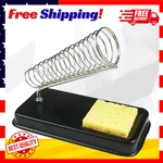 Soldering Iron Holder / Stand With Tip Cleaning Sponge. Fixed Price $5.10.