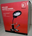 Radioshack Helping Hand With Magnifier Assist W/soldering Gluing Positioning. Fixed Price $55.00.