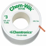 Chemtronics Desoldering WICK,25 FT.,7,COPPER,ROSIN 7-25L Green. Fixed Price $31.34.