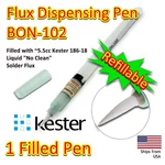 Solder Flux Pen Filled With Kester 186-18 "no Clean" BON-102. Fixed Price $6.00.