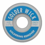Aven 17542 Desoldering Wick, 2.5MM Width, 5' Length. Fixed Price $7.65.