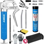 Yatointo 17 Pcs 3OZ Mini Grease Gun Kit,universal Nlgi #2 CARTRIDGE,3000. Fixed Price $32.10.