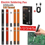 1-5 Welding Battery Pen Wireless Electric Soldering Tool Usb Rechargeable 650MAH. Fixed Price $11.36.