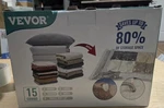 Vevor 15 Pack Vacuum Storage Bags Space Saver With Electric Pump SG302 New. Fixed Price $22.00.