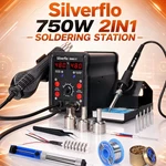 750W 2IN1 Station Hot Air Gun Desoldering Rework Tool Kit. Fixed Price $62.97.