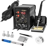 2 1 Hot Air Rework Soldering Iron Station Kit, Precision Circuit Board. Fixed Price $59.99.
