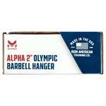 Iron American Wall-mounted Barbell Holder, Heavy-duty Steel, Black New. Fixed Price $12.99.