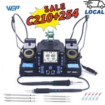 Wep 982D-II Precision Soldering Station With C210/C245 Iron Tips. Fixed Price $225.99.