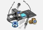 X-tronic #3020-XTS-ST 75W Digital Led Soldering Iron Station Kit W/ Extra Tips. Fixed Price $52.80.