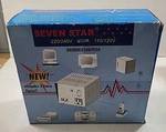 Seven Star TC100 Auto Voltage Regulator/converter 110/120-220/240 Step Up/down. Fixed Price $35.95.