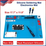 Silicone Soldering Electronics Mat, Pad Heat Resistant 932 F Non-slip. Fixed Price $28.84.
