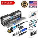 Professional Quality Soldering Iron Kit Heat-resistant, Ergonomic Design, 90W. Fixed Price $58.95.