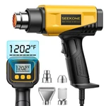 Seekone 1800W Heat Gun With Lcd Digital Display Compact Design Hot Air Va.... Fixed Price $45.77.