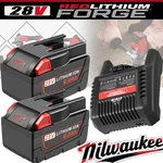 6.0AH For Milwaukee 28V M28 Lithium Battery /charger 48-11-2830 48-59-2819 Led. Fixed Price $106.00.