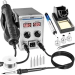 8586D 2 1 Soldering Station, Smd Hot Air Rework Led Dual Digital.... Fixed Price $50.76.