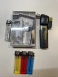 Soto Butane Torch Compact Windproof Refillable + Free Lighters. Fixed Price $30.00.