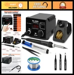 Digital Soldering Station 100W Pid Temp Control Esd Safe Fast Heating Kit. Fixed Price $59.99.