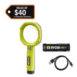 New Usb Lithium Cordless 200 Lumen Led Portable Mag Light Kit With 2AH Cable. Fixed Price $35.47.