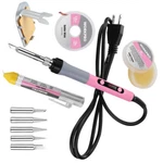 Workpro Soldering Iron Kit 90W Gun With Digital Display Tips Pink. Fixed Price $28.99.
