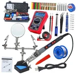 Soldering Kit, 80W Electric Iron, Red (14-IN-1 Kit). Fixed Price $52.91.
