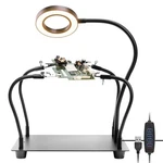 Helping Hands Soldering Station With 5X Magnifying Glass Light, Elmconfig.... Fixed Price $39.02.