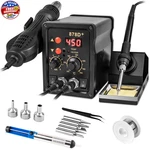Estacion De Soldadura Calor Pistola Aire Caliente Digital 2 1 Nuevo. Fixed Price $56.90.