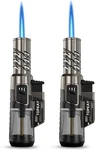 Topkay 2 Pack Torch Lighter Jet Flame Butane Refillable Mini. Fixed Price $19.11.