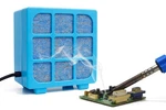 Muin Solder Fume Extractor - 3 Stage Filtration Smoke Absorber Blue. Fixed Price $43.12.